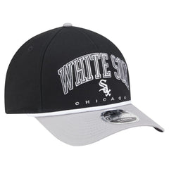 Chicago White Sox Arch 9FORTY A-Frame M-Crown Adjustable Hat - Black/Gray | New Era