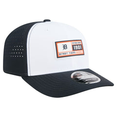 Detroit Tigers Established Patch 9SEVENTY Adjustable Hat - White/Navy | New Era