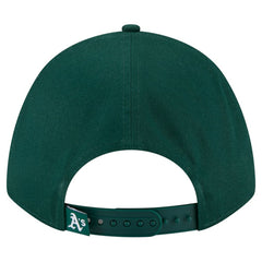 Athletics Women's Metallic A-Frame 9FORTY Adjustable Hat - Green | New Era