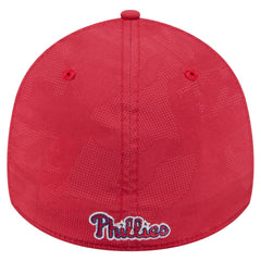 Philadelphia Phillies Tonal Camo 39THIRTY Flex Hat - Red | New Era