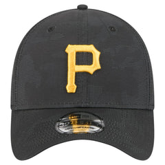 Pittsburgh Pirates Tonal Camo 39THIRTY Flex Hat - Black | New Era