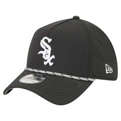 Chicago White Sox 39THIRTY A-Frame Perforated Flex Hat - Black | New Era