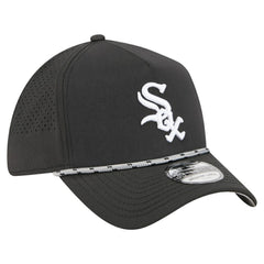 Chicago White Sox 39THIRTY A-Frame Perforated Flex Hat - Black | New Era
