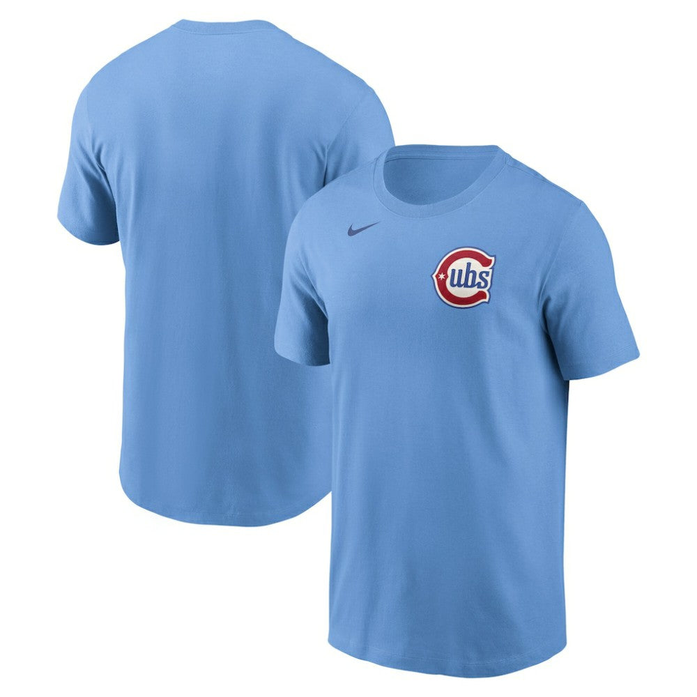 Chicago Cubs Alternate Wordmark T-Shirt - Baby Blue | Nike