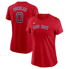 Walker Buehler Boston Red Sox Women's Cooperstown Collection Fuse Name & Number T-Shirt - Red | Nike