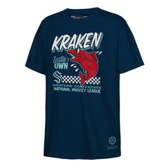 Seattle Kraken Mitchell & Ness Youth Concession Stand T-Shirt