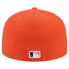 San Francisco Giants Repeat 59FIFTY Fitted Hat - White/Orange | New Era