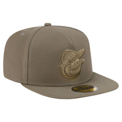 Baltimore Orioles Color Pack A-Frame 59FIFTY Fitted Hat - Olive | New Era