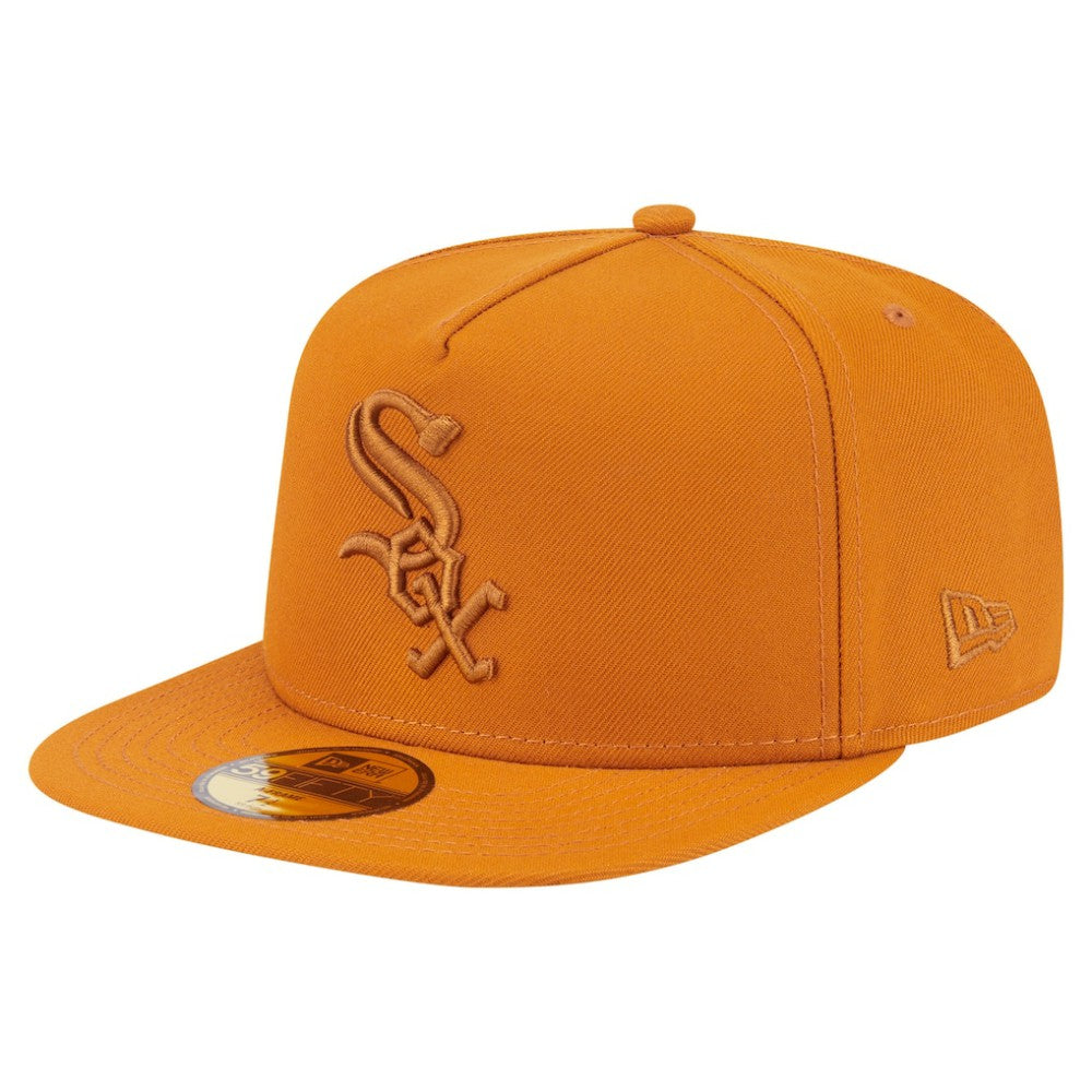 Chicago White Sox Color Pack A-Frame 59FIFTY Fitted Hat - Orange | New Era