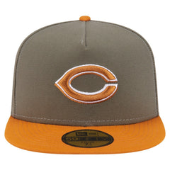Cincinnati Reds Two-Tone Color Pack A-Frame 59FIFTY Fitted Hat - Olive/Orange | New Era
