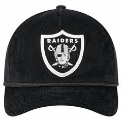 NFL Las Vegas Raiders Cord Corduroy 9FORTY A-Frame Adjustable Hat
