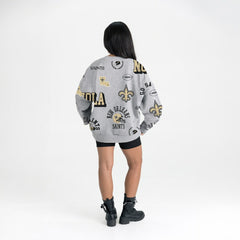 NFL New Orleans Saints Gameday Couture Women's Always On Repeat Fleece Sweatshirt