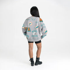 NFL Miami Dolphins Gameday Couture Women's Always On Repeat Fleece Sweatshirt