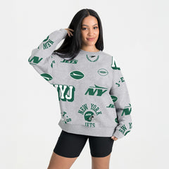 NFL New York Jets Gameday Couture Women's Always On Repeat Fleece Sweatshirt