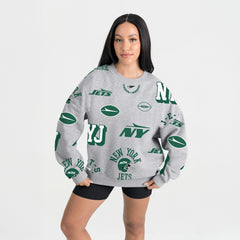 NFL New York Jets Gameday Couture Women's Always On Repeat Fleece Sweatshirt