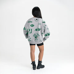 NFL New York Jets Gameday Couture Women's Always On Repeat Fleece Sweatshirt