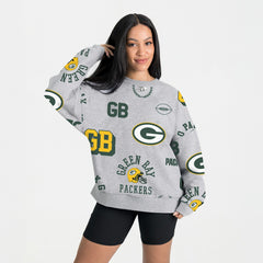 NFL Green Bay Packers Gameday Couture Women's Always On Repeat Fleece Sweatshirt