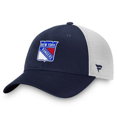 New York Rangers Fanatics Core Primary Logo Trucker Adjustable Hat