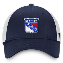 New York Rangers Fanatics Core Primary Logo Trucker Adjustable Hat