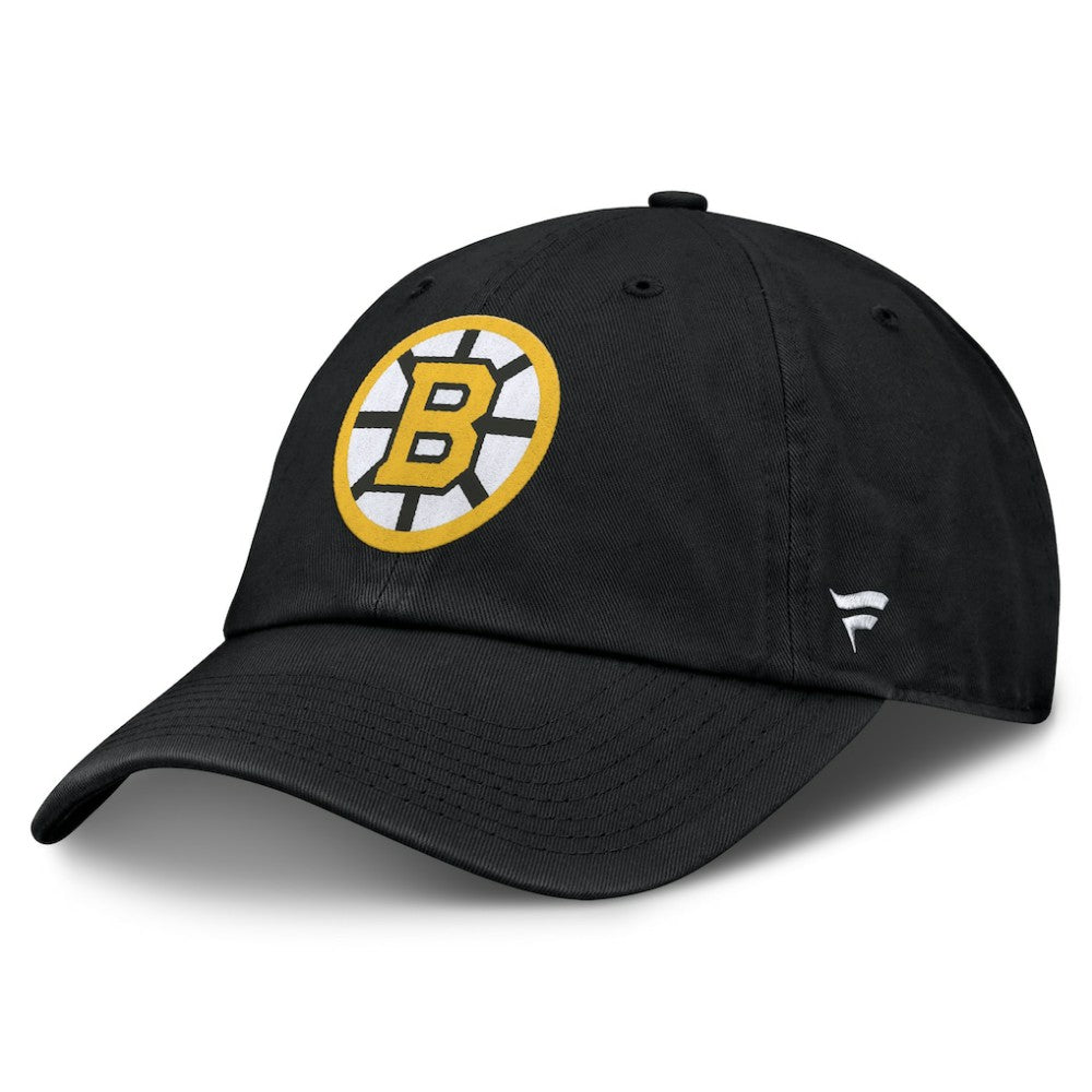 Boston Bruins Fanatics Primary Logo Adjustable Hat