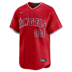 Los Angeles Angels Alternate Limited Custom Jersey - Red | Nike
