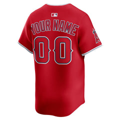 Los Angeles Angels Alternate Limited Custom Jersey - Red | Nike