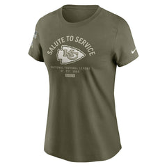 NFL Kansas City Chiefs Women's 2025 Salute to Service Sideline T-Shirt