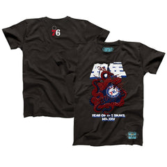 Philadelphia 76ers NBALab x Hyperfly Unisex Year of the Snake Lunar New Year Collection T-Shirt - Heather Black on sale
