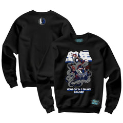 Dallas Mavericks NBALab x Hyperfly Unisex Year of the Snake Lunar New Year Collection Sweatshirt sale - Black shop