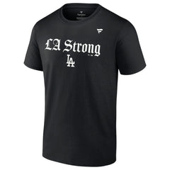 Los Angeles Dodgers Unisex LA Strong T-Shirt - Black