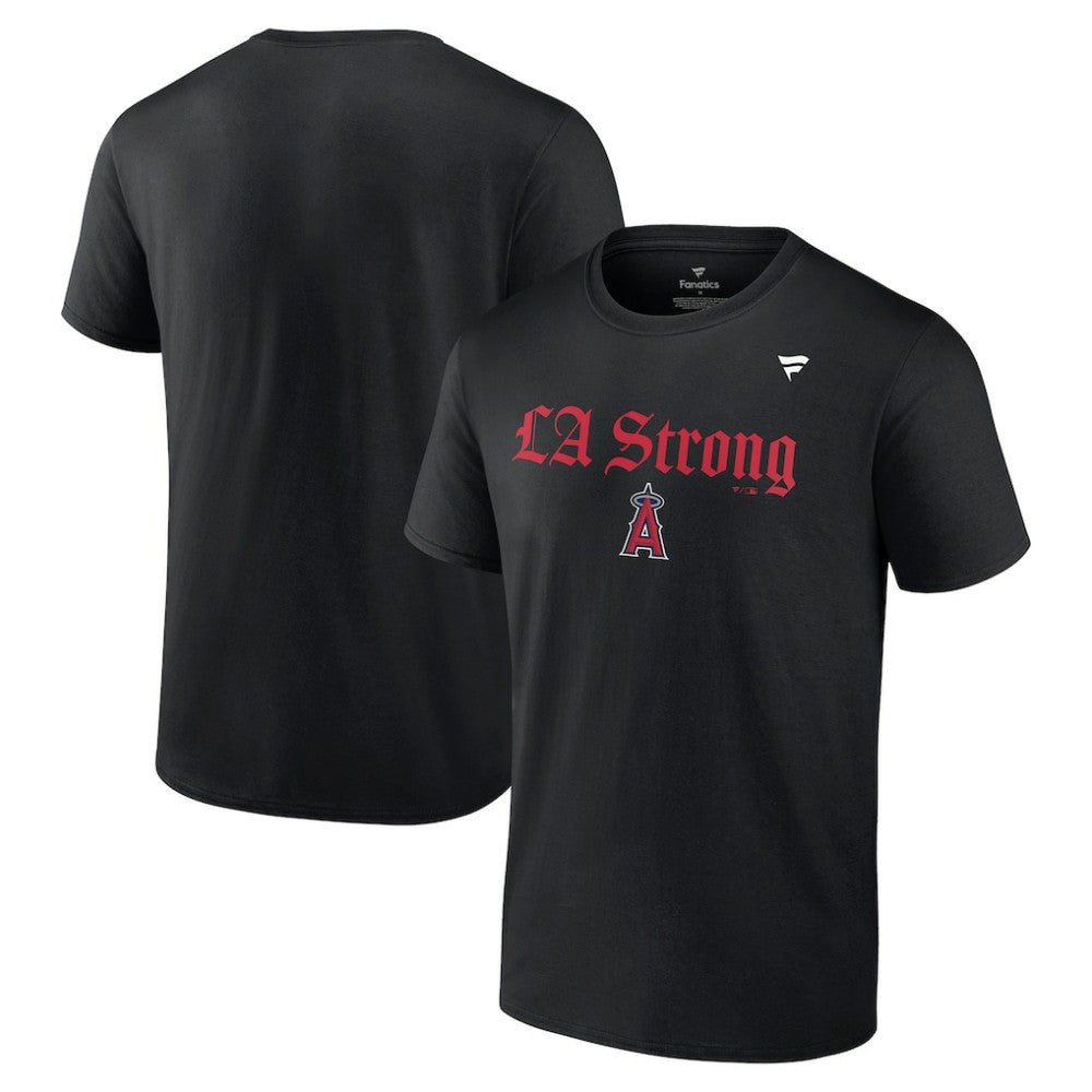Los Angeles Angels Unisex LA Strong T-Shirt - Black