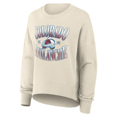 Colorado Avalanche Fanatics Women's Oversized Slice Pullover Sweatshirt