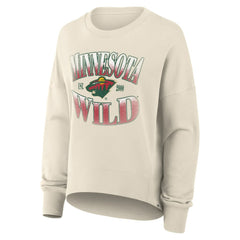 Minnesota Wild Fanatics Women's Oversized Slice Pullover Sweatshirt