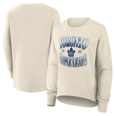 Toronto Maple Leafs Fanatics Women's Oversized Slice Pullover Sweatshirt