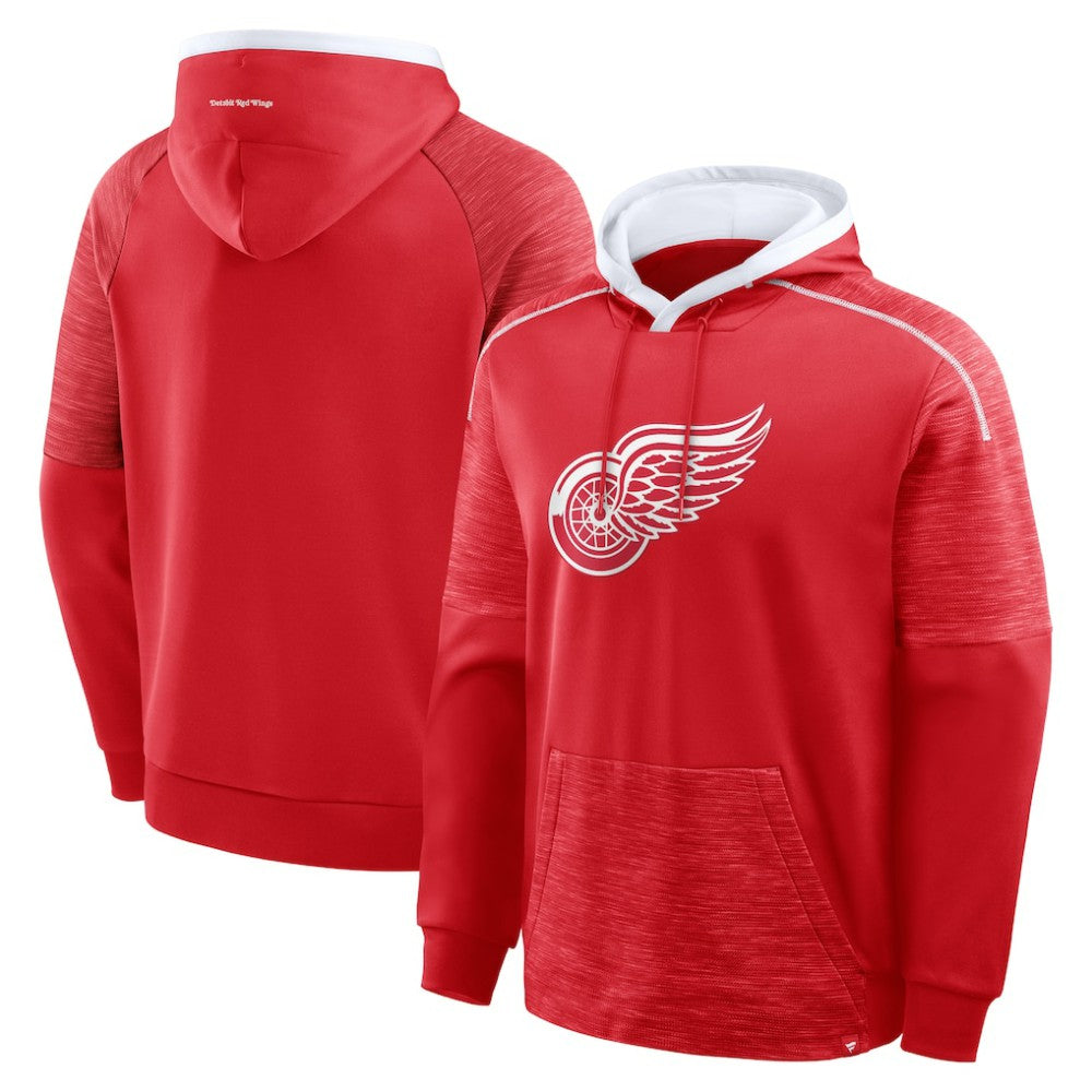 Detroit Red Wings Fanatics Goaltender Defender Pullover Hoodie