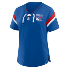New York Rangers Fanatics Women's Offside Athena T-Shirt