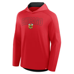 Chicago Blackhawks Fanatics Penalty Shot Long Sleeve Hoodie T-Shirt