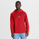 New Jersey Devils Fanatics Penalty Shot Long Sleeve Hoodie T-Shirt