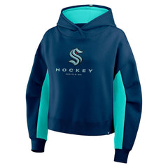Seattle Kraken Fanatics Women's Back Check Boxy Hoodie