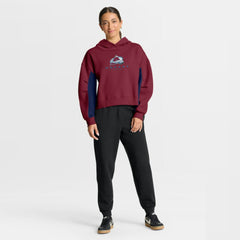 Colorado Avalanche Fanatics Women's Back Check Boxy Hoodie