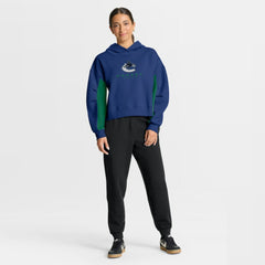 Vancouver Canucks Fanatics Women's Back Check Boxy Hoodie