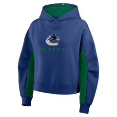 Vancouver Canucks Fanatics Women's Back Check Boxy Hoodie