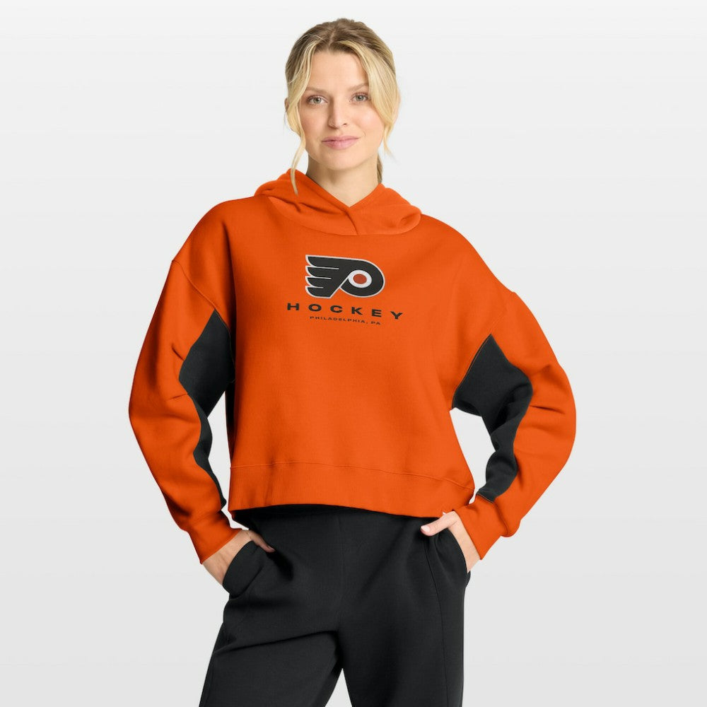 Philadelphia Flyers Fanatics Women's Back Check Boxy Hoodie