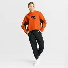 Philadelphia Flyers Fanatics Women's Back Check Boxy Hoodie