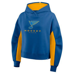 St. Louis Blues Fanatics Women's Back Check Boxy Hoodie