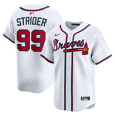 Spencer Strider Atlanta Braves Home Limited Player Jersey - White | Nike