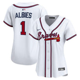 Ozzie Albies Atlanta Braves Women's Home Limited Player Jersey - White | Nike