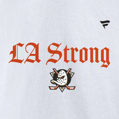 Anaheim Ducks Fanatics Unisex LA Strong Premium Fleece Pullover Hoodie