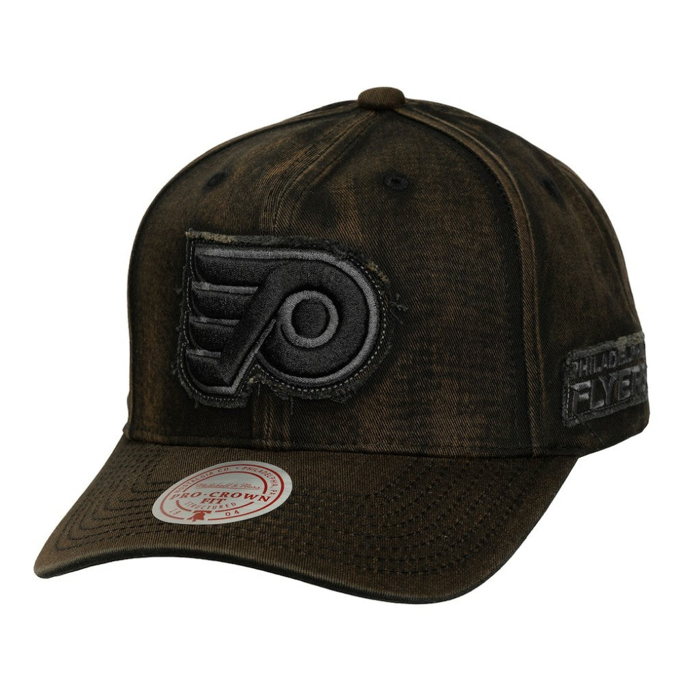 Philadelphia Flyers Mitchell & Ness Downtown Snow Wash Pro-Crown Adjustable Hat