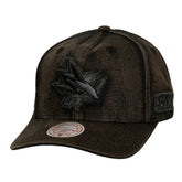San Jose Sharks Mitchell & Ness Downtown Snow Wash Pro-Crown Adjustable Hat